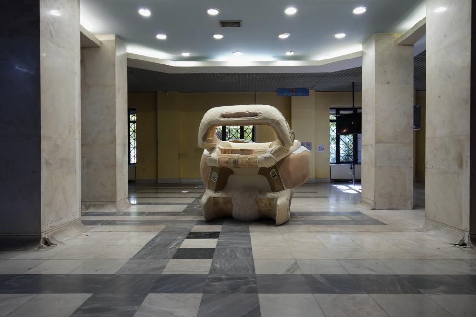 Anna Uddenberg, Dom Depot, 2018, installation view, 6th Athens Biennale 2018 ANTI, photo by Nysos Vasilopoulos